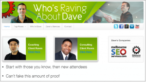 Raving about dave