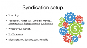 syndication Set up